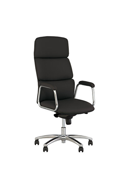 Concept Mobili Διευθύνουσα καρέκλα VEGAS, μαύρο φυσικό Δερμάτινο