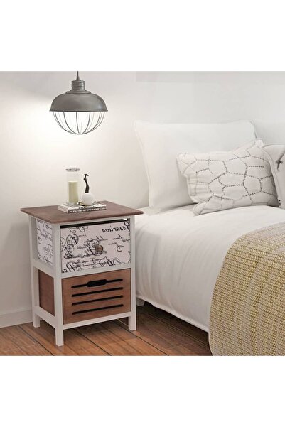 Concept Noptiere din lemn, 2 buc