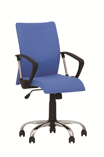 Concept Mobili Καρέκλα γραφείου NEO GTP CHROME, ανοιχτό μπλε ύφασμα fiji