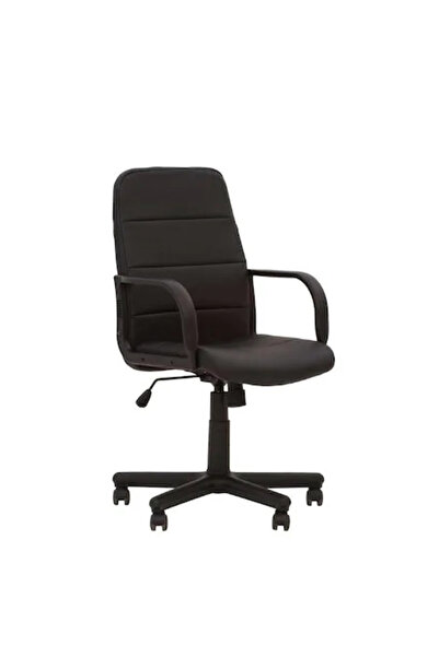 Concept Mobili Διευθύνουσα καρέκλα GREGOR, μαύρο οικολογικό Δερμάτινο