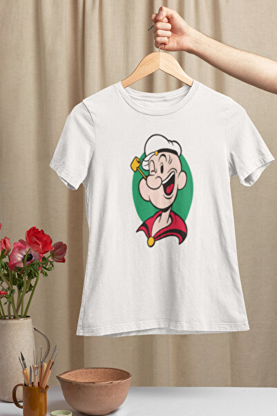 MG Temel Rei̇s Cartoon Character Printed Circular Neck Cotton Cotton Rsi Over...