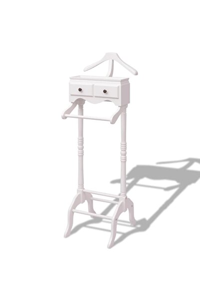 Concept Organizator îmbrăcăminte cu dulap din lemn, alb