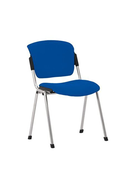 Concept Mobili Καρέκλα επισκέπτη VANNI Χρώμιο, ύφασμα Safir Κάλιαρι