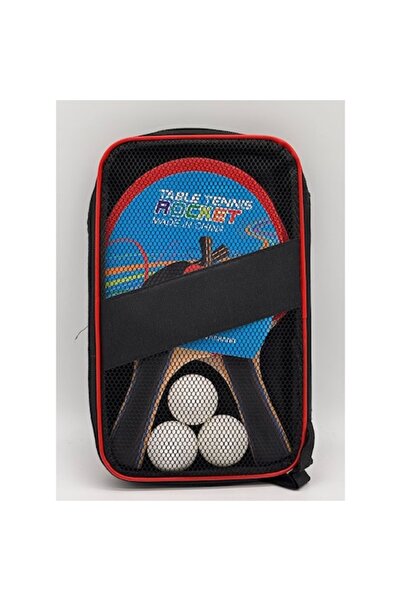 OEM Set de 2 palete de ping-pong cu husă și 3 mingi incluse