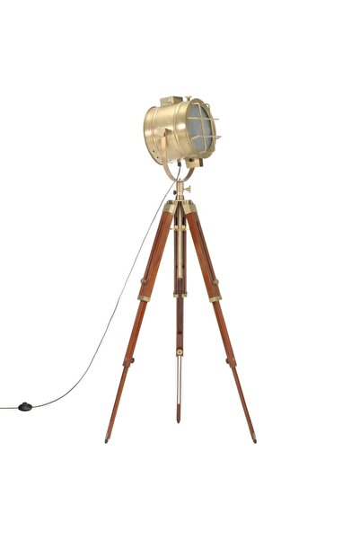 Concept Lampă de podea cu trepied, 165 cm, lemn masiv de mango