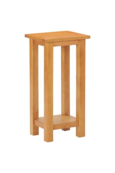 Concept 289185 Masă laterală 27x24x55 cm Lemn masiv de stejar