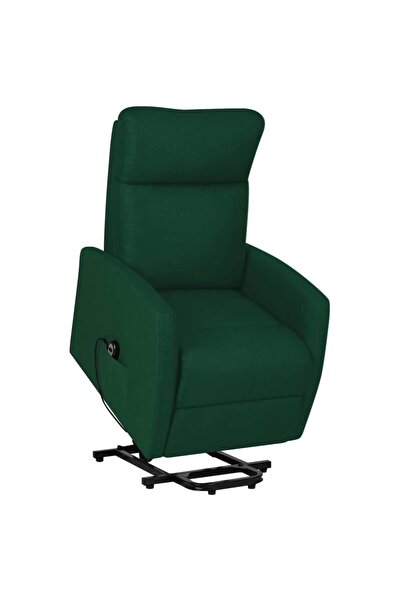 Concept Fotoliu rabatabil vertical, verde închis, material textil