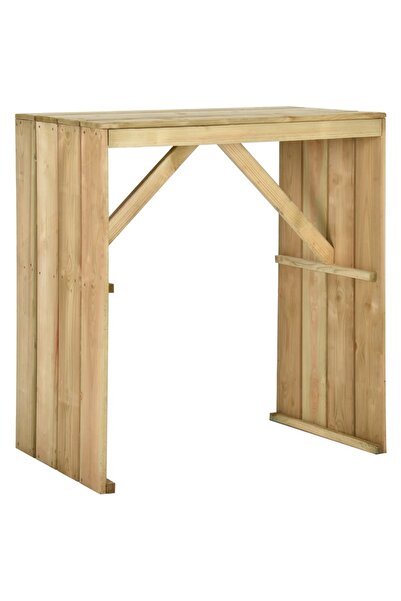 Concept Τραπέζι μπαρ, 100x60x110 εκ., από επεξεργασμένο ξύλο πεύκου