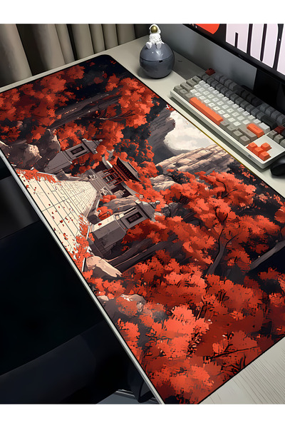 Charmbi Autumn Castle 40X90 Procontrol Mouse Pad Gaming Mousepad Non-Slip Sol...