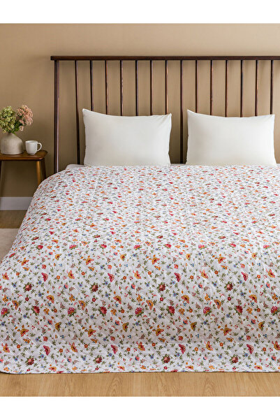 LC Waikiki Nevavm Floral Patterned Double Bedspread with Difference
