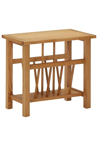 Concept Masă de reviste, 45 x 27 x 42 cm, lemn masiv de stejar