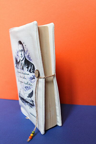 KitapAksesuar Kitap Kılıfı - Sabahattin Ali Değirmen - Kitap Aksesuar - Book Cover - Hediyelik - Roman