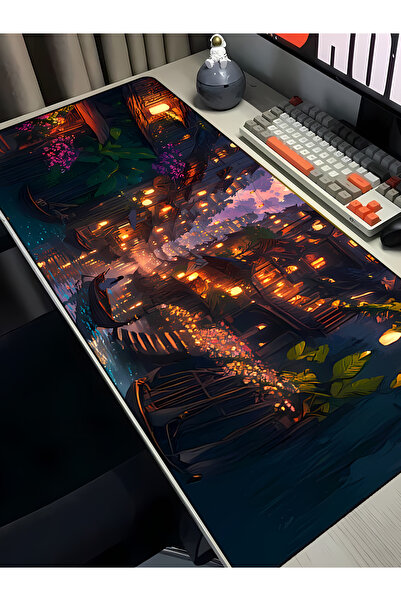 Charmbi River Town 40X90 Procontrol Mouse Pad Gaming Mousepad Non-Slip Sole G...