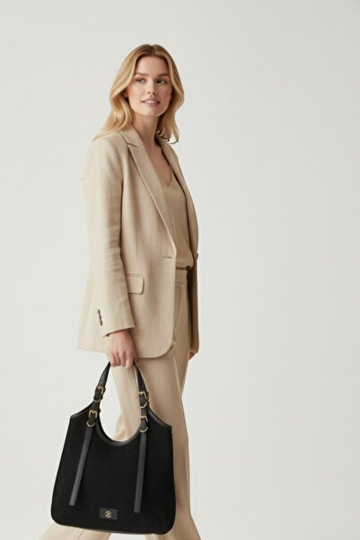 QUB CLUB Women's Adjustable Strap Pack Genuine Suede Leather Shoulder Bag