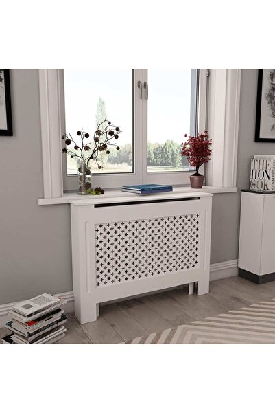 Concept Măști de calorifer, 2 buc., alb, 112 x 19 x 81,5 cm, MDF