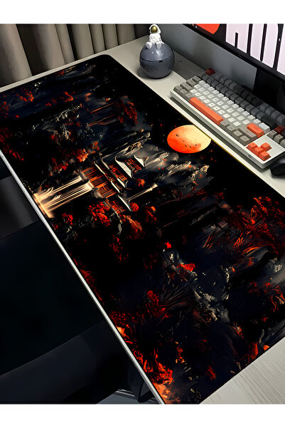 Charmbi Mousepad pentru gaming Kale Landscape 40x90 ProControl talpă antialun...