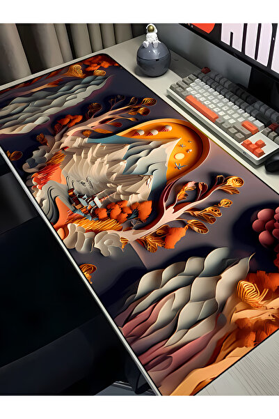 Charmbi White Mountains 40X90 Procontrol Mouse Pad Gaming Mousepad Non-Slip S...