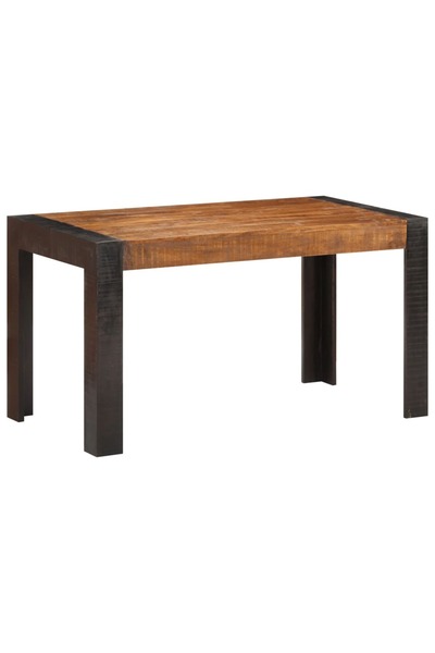 Concept Masă de bucătărie, 140x70x76 cm, lemn masiv de mango nefinisat