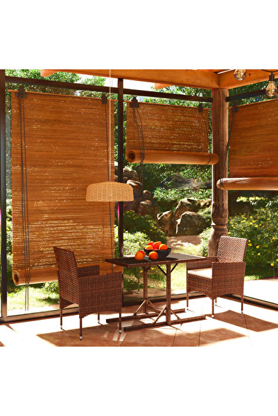 Concept Σετ επίπλων κήπου, 3 τεμάχια, καφέ