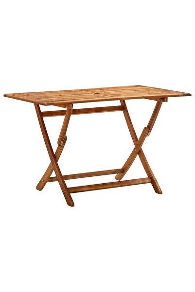 Concept Πτυσσόμενο τραπέζι κήπου, 120x70x75 cm, μασίφ ξύλο ακακίας