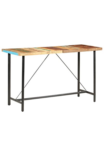 Concept Τραπέζι μπαρ, 180 x 70 x 107 εκ., από μασίφ ανακυκλωμένο ξύλο