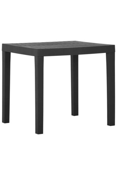 Concept Masă de grădină, gri, 79x65x72 cm, plastic