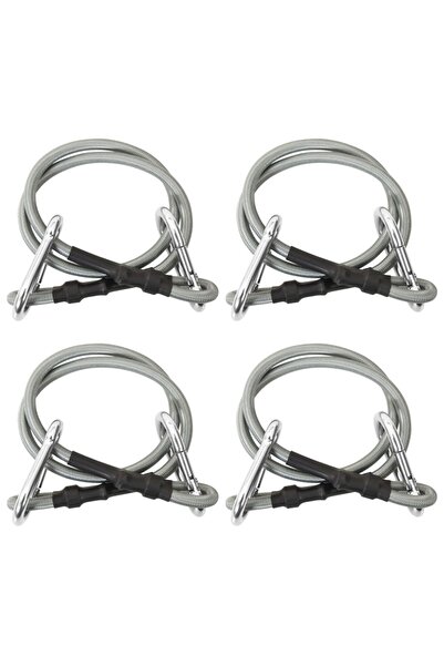 Concept Σχοινιά με γάντζους καραμπίνερ, 4 τεμ., από καουτσούκ