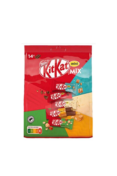 Nestle KitKat Mini Mix 14'lü Paket 5 Lezzet (Salted Caramel, Peanut Butter, W...