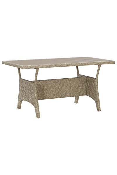 Concept Τραπέζι κήπου, γκρι, 120x70x66 cm, πολυρατάν