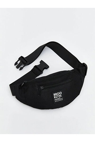 LC Waikiki ACCESORII LCW Geantă neagră pentru piept pentru băiat cu imprimeu