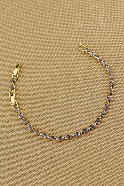 Keyifli Hayaller Steel Waterway - Barley Purple Zircon Stone Waterway Steel B...