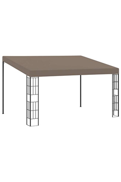 Concept Pavilion montat pe perete, 4x3 m, textil, gri taupe