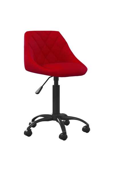 Concept Καρέκλα γραφείου, κόκκινο του κρασιού, Βελούδο