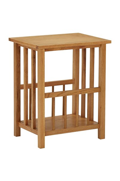 Concept Măsuță de reviste, 45 x 35 x 55 cm, lemn masiv de stejar