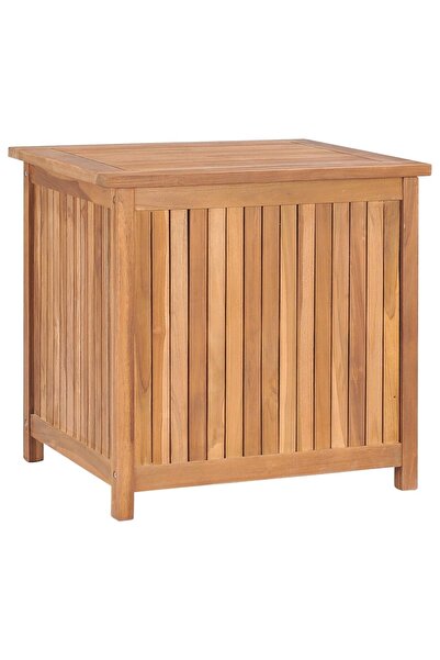 Concept Κουτί αποθήκευσης κήπου, 60x50x58 εκ., από μασίφ ξύλο τικ