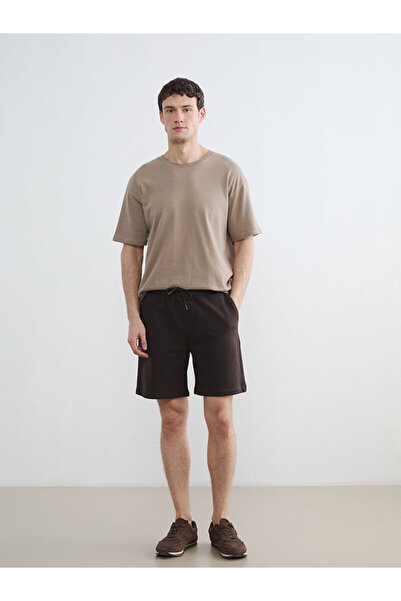 LC Waikiki Brown Standard Fit Men's Shorts