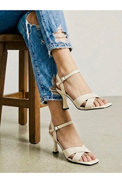 Felisya Butik Women's Cross-Strapped Heels Sandals 7cm