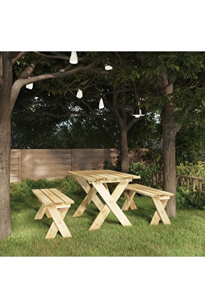 Concept Παγκάκι κήπου, 110 cm, από επεξεργασμένο ξύλο πεύκου