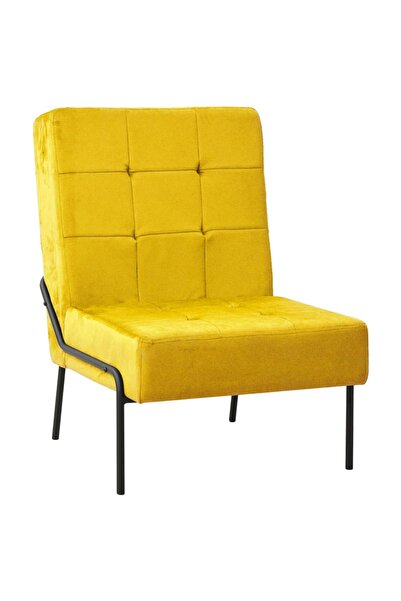 Concept Πολυθρόνα, μουσταρδί, 65x79x87 cm, Βελούδο