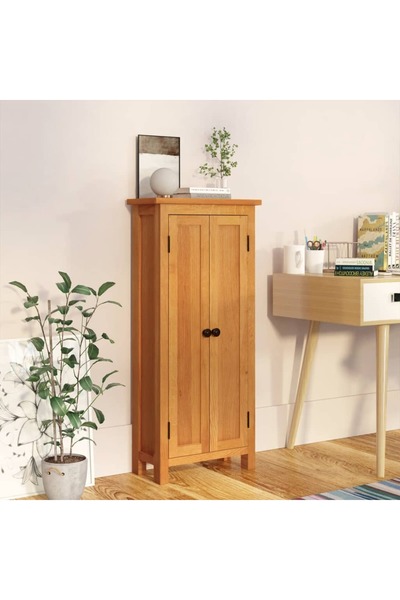 Concept Dulap de depozitare, 50x22x110 cm, lemn masiv de stejar