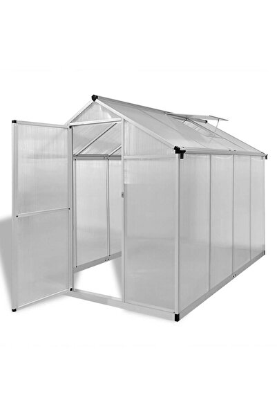 Concept Ενισχυμένο θερμοκήπιο αλουμινίου με πλαίσιο βάσης, 4,6 m²