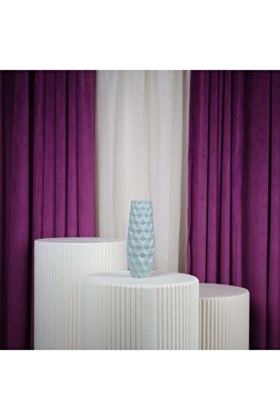 Yarn World Sky Blue Plastic Flower Vase