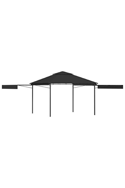 Concept Pavilion cu acoperiș dublu extins 3x3x2,75 m antracit 180 g/m²