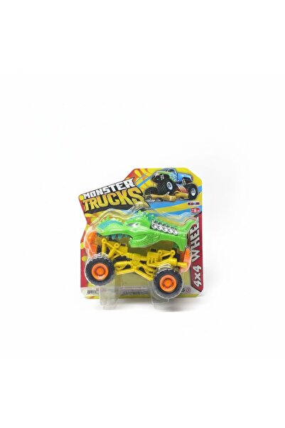 MEGOLA STORE سيارة لعبة بتصميم ديناصور من مونستر تركس 4x4 - سيارة وحش كبيرة ل...