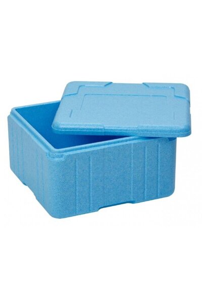 Eps Polyurethane foam thermal insulation box, 21 liters, Blue