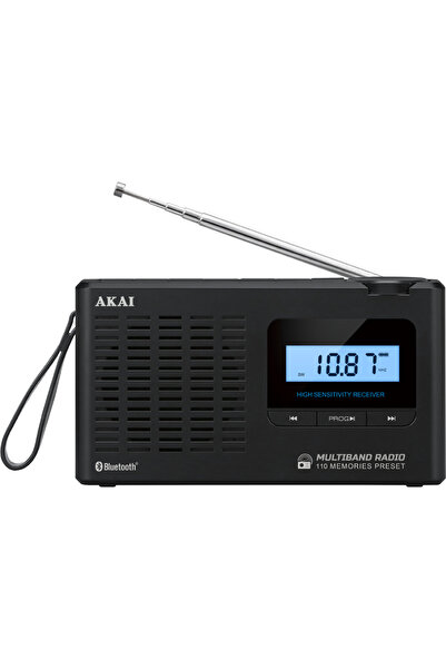 AKAI Radio portabil APR-600, Bluetooth, AM/FM, Negru
