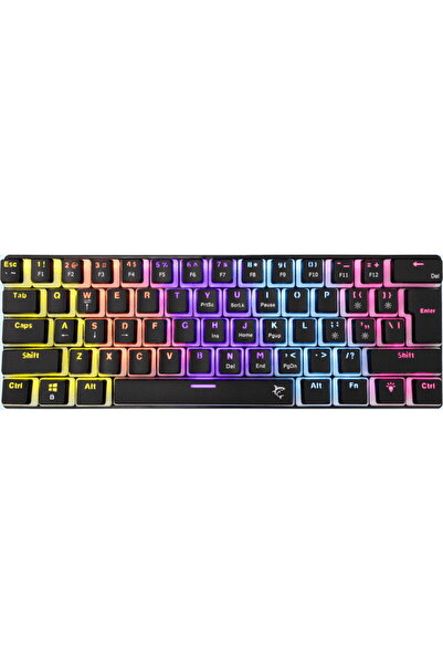 white shark Tastatura Gaming ASHIKO v2 Blue Switch Mecanica Negru