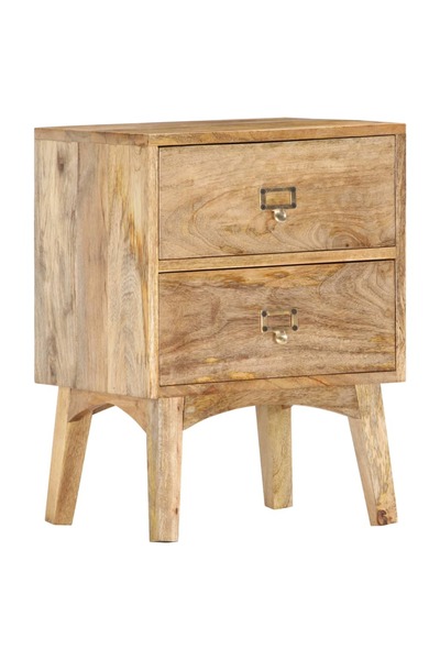 Concept Κομοδίνο, 40 x 35 x 55 εκ., μασίφ ξύλο μάνγκο