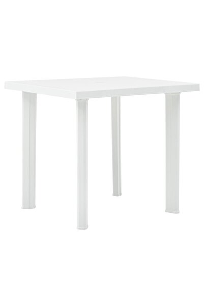 Concept Masă de grădină, alb, 80 x 75 x 72 cm, plastic