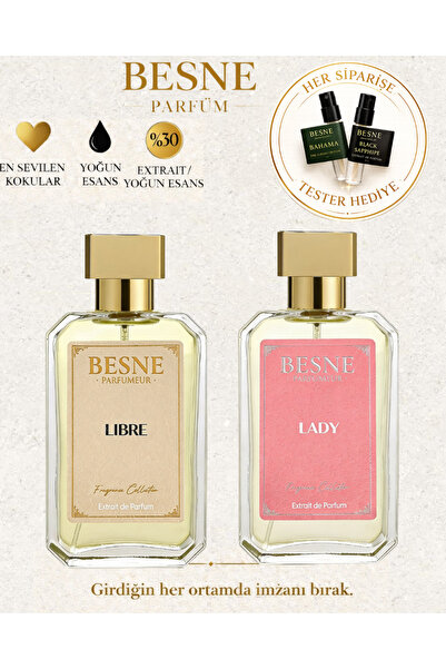 besneparfum Lady lbree kadın 2 li set